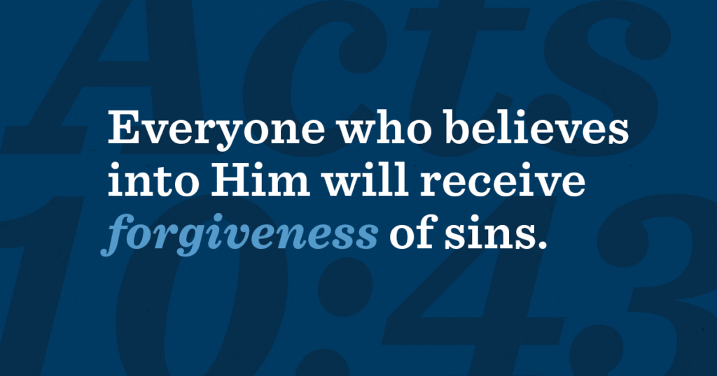 Knowing the Truth of God’s Forgiveness